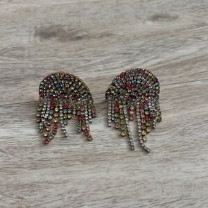 Elegant Multicolor Crystal Earrings